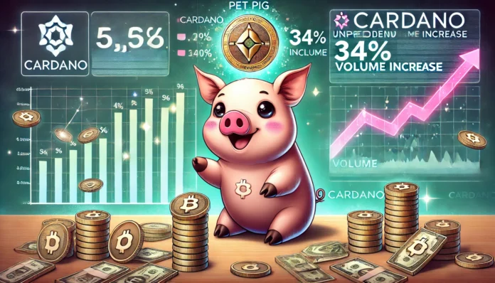 how-a-pet-pig-inspired-meme-coin-leads-to-cardanos-unprecedented-34-volume-increase