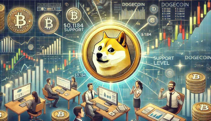 dogecoin-tests-key-0-1184-support-level-technical-analysis-and-investor-reactions-at-essential-support-level