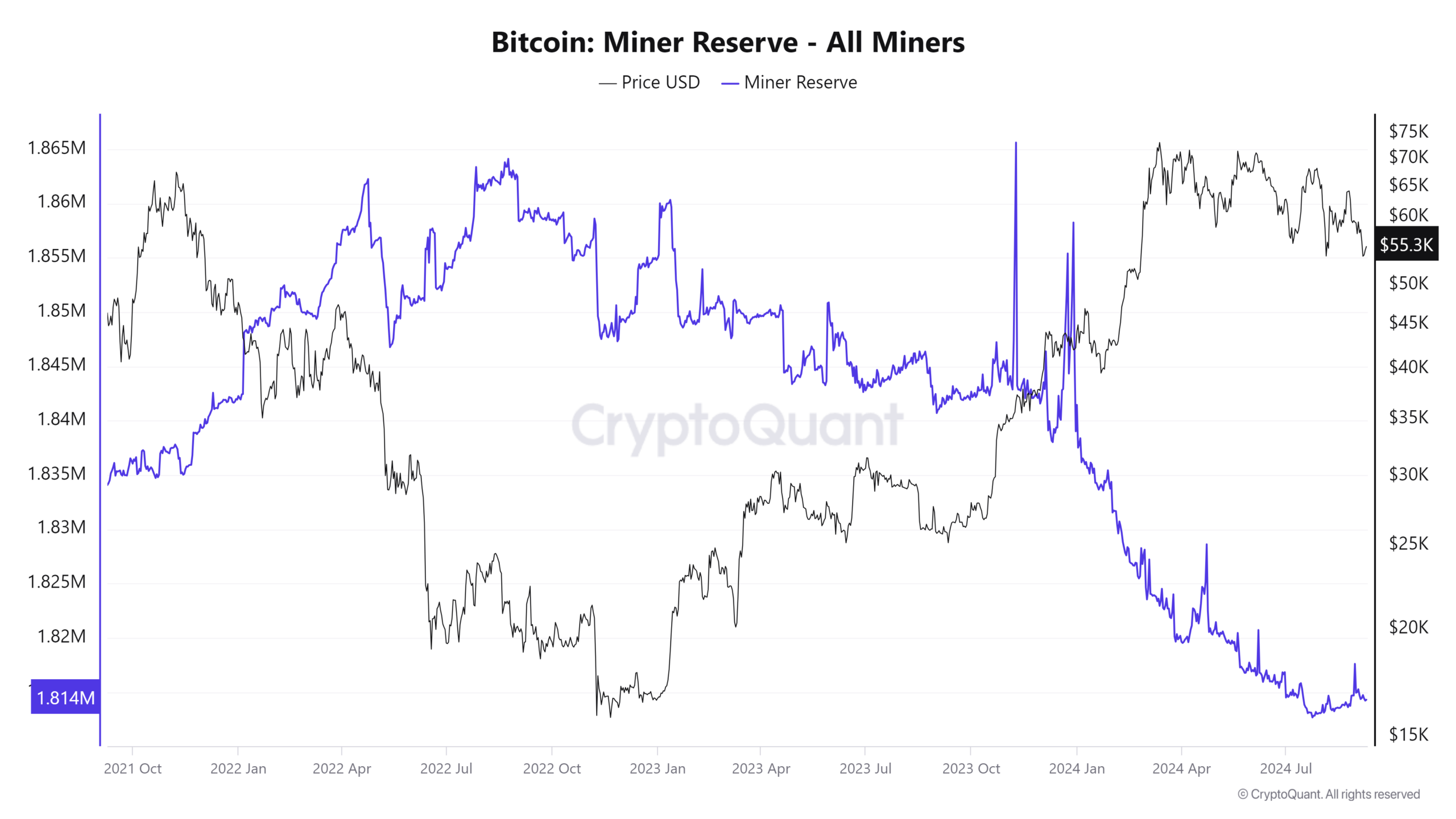 Bitcoin Miner Reserve - All Miners