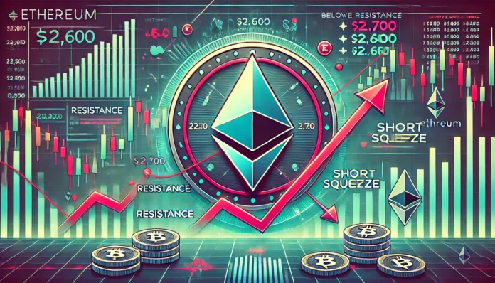 ethereum-experiences-a-price-pullback-below-2600-after-hitting-resistance-above-2700-raising-prospects-for-a-short-squeeze