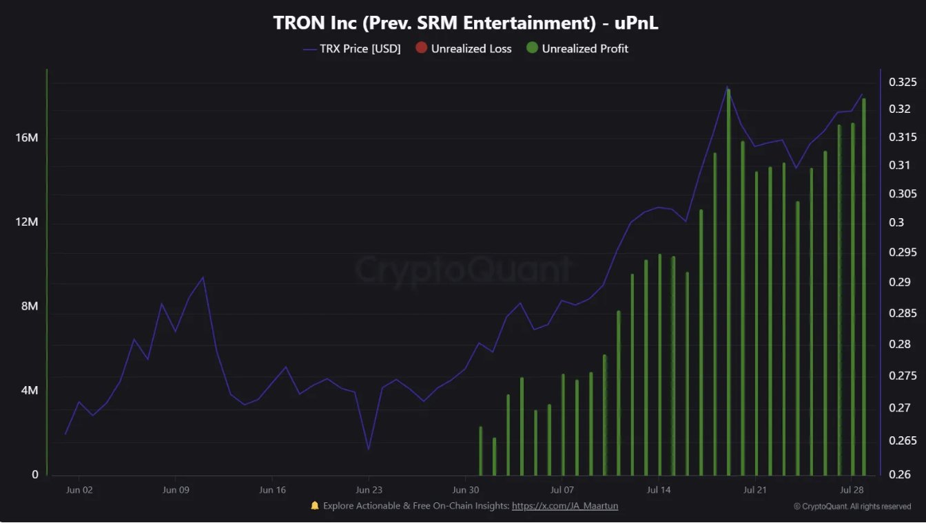 TRON-onrealized-profits