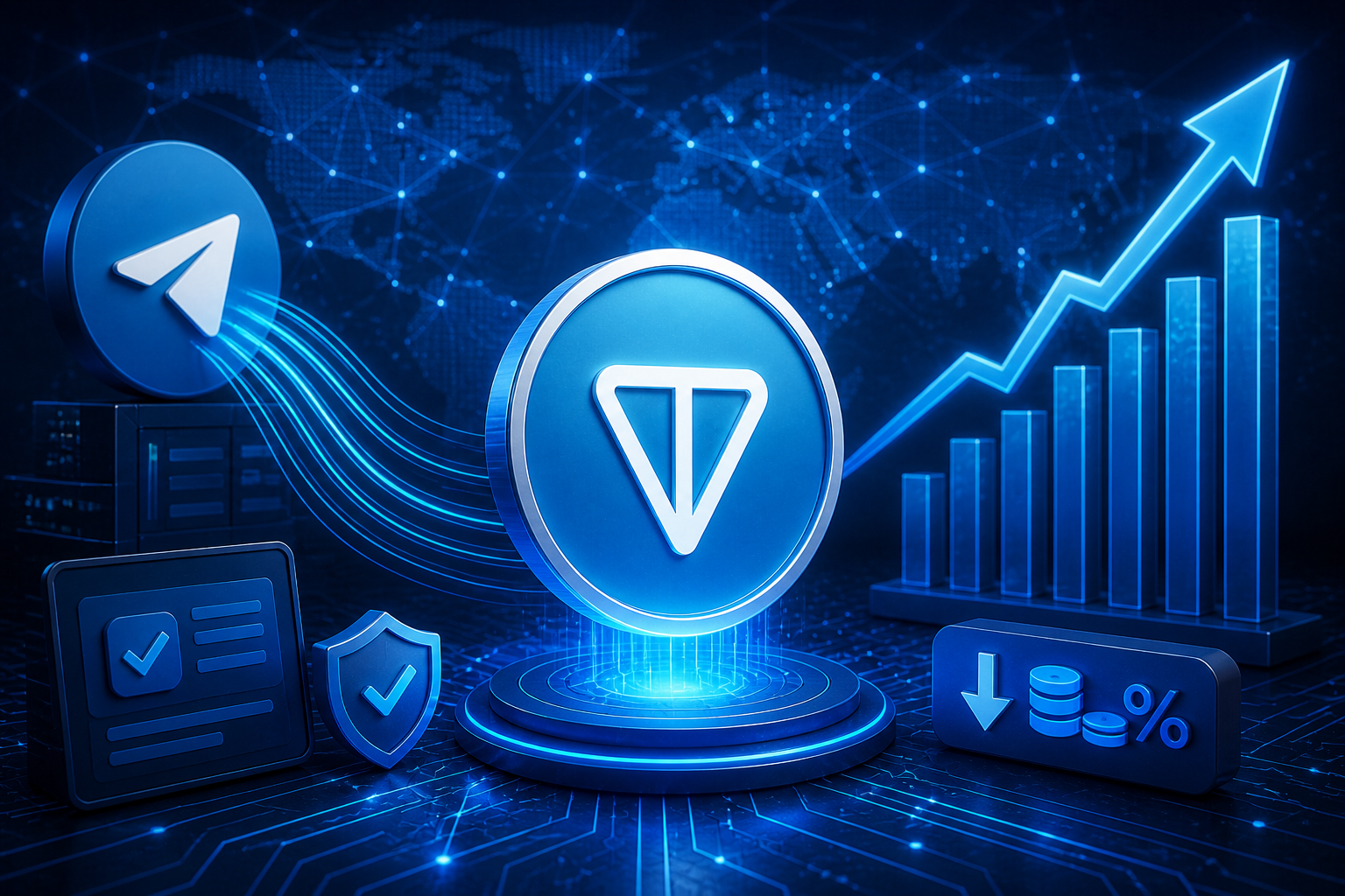 Toncoin Jumps 30% as Telegram Steps In to Lead TON Network and Cut Transaction Fees